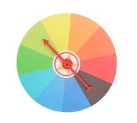 HEALSOPTHY Roue de Jeu Éducative pour Set de Lot de Accessoires de Fête Amusants et Outils Pédagogiques pour Activités Scolaires et Événements