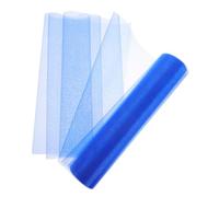 HEALSOPTHY Ruban Organza Bleu Roi Yards Tissu Tulle Transparent Souple pour Décoration Mariage Fête DIY Cadeau