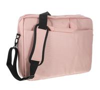 HEALSOPTHY Sacoche Ordinateur Portable 15,6 Pouces Rose, Bandoulière Réglable, Matériau Résistant à L’usure, Pochette pour Tablette, Protection Anti-rayures, à Bandoulière pour Bureau
