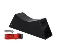 HEALSOPTHY Sangle de Fixation avec Vis D'expansion en Plastique Noir Support de Sécurité Anti-basculement pour Bouteille de Gaz pour Applications en Laboratoire