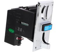 HEALSOPTHY Sélecteur Électronique de Pièces Multi-devises Compatible Machines à Laver et Jeux D'arcade, Trieuse de Pièces 1 PC pour Distributeurs Automatiques, Haute Résistance et Comptage