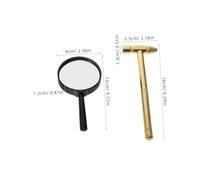HEALSOPTHY Set de Fouille Archéologique Garçon Fille Kit Complet Doutils de Fouille avec Marteau Brosse et Loupe Scientifique pour Développer Critique et Lexploration Interactive