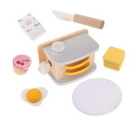 HEALSOPTHY Set de Jeu Garçon Fille Bois avec Machine à Miniatures pour Cuisine de Poupée Accessoires de Cuisine pour Jeu de Rôle et Activités Imaginatives