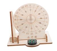 HEALSOPTHY Solaire Équatorial Fait Main Modèle Ancien Solaire Scientifique Aide Pédagogique Horloge Hémisphérique Kaki