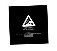 HEALSOPTHY Sticker Plateforme pour Imprimante Autocollant Pratique pour Lit Chauffant Surface Antidéformation Facile à Installer et Réutilisable Accessoire Compatible pour Plateau Impression