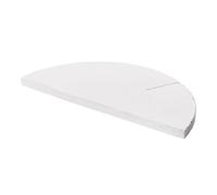 HEALSOPTHY Support Céramique Résistant à Haute Température pour Cuisson Plateau Isolant Semi-circulaire pour Poterie Bijoux et Art Argile Accessoire et Stable pour Four de