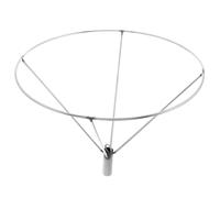 HEALSOPTHY Support de Ballon en Acier Inoxydable Argenté Anneau Porte-ballon Stable et Installation Facile pour Grands Ballons Lors de Fêtes et Showers