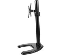 HEALSOPTHY Support de Table TV Pivotant 14-27 Pouces Pied de Télévision Robuste en Métal Base Stable pour Écran LCD/LED Meuble TV Pratique pour Bureau et Salon Support de Télévision