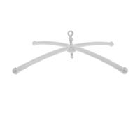 HEALSOPTHY Support Mobile de Croix pour Lit Bébé, Porte-clochette Musicale Adaptable, Fixation Stable pour Berceau de -né, Accessoire de Décoration et Éveil Sonore, Matériau Solide