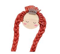 HEALSOPTHY Support Mural en Bois et Tissu pour Pinces à Cheveux, Organiseur Pratique pour Accessoires Cheveux, Rangement Facile pour Garçon et Filles, Décoration Murale Khaki