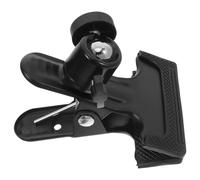 HEALSOPTHY Support Pince de Caméra avec Rotule Pivotante 360° et Vis 3/8 pour Trépied Clip de Fixation Métal Robuste Adapté pour Studio Photo Diffusion en Direct et Fonds d'Arrière-Plan