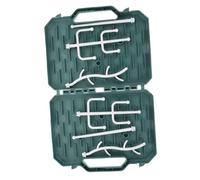 HEALSOPTHY Support Séchage Biberon Pliable Multifonction Étendoir Portable pour Bouteilles et Accessoires Allaitement Rack de Séchage et Compact pour Voyage