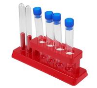 HEALSOPTHY Support Tubes à Essai Stable avec Rack de Stockage Capacité pour Tubes Éprouvette Accessoire Laboratoire Éducatif Polyvalent