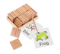 HEALSOPTHY Tableau de Traçage Alphabet Bois Jeu Éveil Éducatif pour Garçon Fille Apprentissage Lettres et avec Coffret de Rangement Pédagogique pour Fille et Garçon Ans