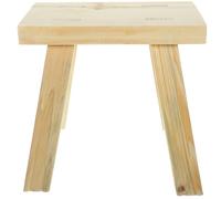 HEALSOPTHY Tabouret Bois Massif Petit Format pour Garçon Fille Robuste et Pratique Marchepied Multi-Usage pour Maison et Cuisine Mobilier Bois Naturel Léger et Sécurisé