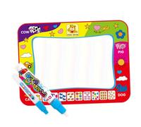 HEALSOPTHY Tapis de Dessin Portable pour Garçon Fille Toile Étanche Mat Éducatif pour Peinture Graffiti et Cadeau Créatif pour Tout