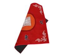 HEALSOPTHY Tapis de Table Mahjong Carré Feutre Rouge Épais Antidérapant pour Jeu Nappe Silencieuse et Protectrice pour Table de Jeu Mahjong