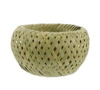 HEALSOPTHY Tressé Double Couche Vert, Design Ouvert Nid D'oiseau, pour Légumes et Snacks, Usage en Pique-niques Rangement Maison