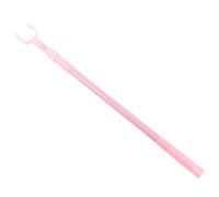 HEALSOPTHY Tringle à Linge Rétractable et Rangement Pratique des Vêtements en Plastique Robuste Rose Perche Télescopique Polyvalente pour Balcon