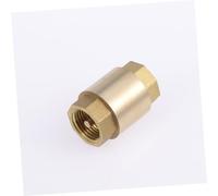 HEALSOPTHY Valve de Refoulement Laiton Inline pour Carburant Air Eau et Gaz Clapet Retour Vertical Robuste Raccord pour Usage Industriel et Automobile
