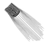 HEALSOPTHY Vintage Tassel Shoulder Epaulets Beaded Brooch For Men Chic Rhinestones Lapel Pin For Suits Retro Design