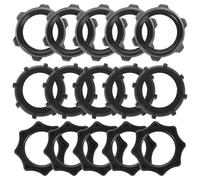 HEALSOPTHY Vis de Remplacement et Bague de Serrage en Plastique Noir pour Support de Voiture, Adaptateur Fixe à Rotule, 15 Pièces pour Montage Pratique en Conduisant