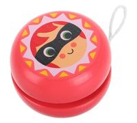 HEALSOPTHY Yoyo en Bois Motif Soldat Rose 1 Pièce, Éducatif pour Garçon et Filles Débutants, Développement Motricité Fine et Coordination Œil-Main, D’éveil Sûr et Portable