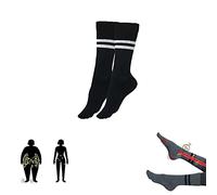 Healsox Chaussettes de compression anti-œdème, tourmaline amincissante, acupression à la tourmaline, chaussettes auto-chauffantes, chaussettes magnétiques auto-chauffantes, chaussettes