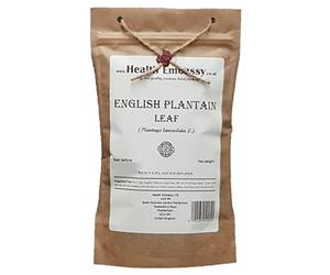 Health Embassy Feuille de Plantain Lancéolé Tisane | Plantago Lanceolata L | English Plantain Leaf (50g)