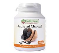 HEALTH LEADS CHARBON ACTIF EN POUDRE DE COQUILLES DE COCO 300 mg 90 gélules