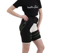 HEALTHANDYOGA Harnais de hanche - Protection des deux hanches avec coussinets tampons - Aide à réduire les chutes, les fractures de la hanche, les blessures - Aide à la rééducation pour la