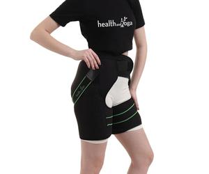 HEALTHANDYOGA Harnais de hanche - Protection des deux hanches avec coussinets tampons - Aide à réduire les chutes, les fractures de la hanche, les blessures - Aide à la rééducation pour la