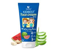 HealthBest - Kidbest Crème visage pour enfant SPF 15, sans danger pour les peaux sensibles et non filtrées, non irritante, sans parabènes et sans SLS