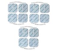 Healthcare World - 12 Électrodes TENS 5×5 cm - Pads Auto-adhésifs Réutilisables Compatibles Auvon, TensCare, NeuroTrac, TPN - Soulagement Douleurs Musculaires et Articulaires