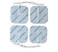 Healthcare World - 4 Électrodes TENS/EMS 5×5 cm - Pads Réutilisables Compatibles ProRelax, Dittmann, Saneo, Sanowell, Promed - Stimulation Musculaire et Soulagement Douleur