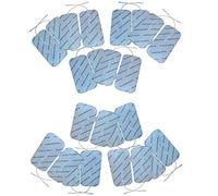 Healthcare World - Grandes électrodes autocollantes x 24 Pour Appareil d'électrothérapie TENS EMS compatible avec Medfit, Tenscare, Prorelax, Dittman, Neurotrac TENS