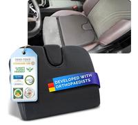 Healthfix® Coussin Cale de Siège de Voiture | Coussin Cale de Siège de Voiture Orthopédique en Mousse à Mémoire de Forme pour le Confort de Conduite et la Posture | Coussin Rehausseur de Siège pour