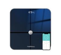 Healthkeep Balance Pèse Personne Avec Technologie De Revêtement Ito,Balance Connectée Bluetooth Impédancemètre Avec 13 Analyses De La Composition Corporelle App Incluse,Max.180Kg/400Lb,28X28Cm