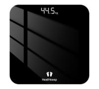 Healthkeep Balance Pese Personne Numérique,Haute Précision Avec Affichage Lumineux,Technologie Step-On 5mm Verre Trempé,Haute Précision À 180kg/ 400lb