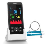 HealthTree Oxymètre de Pouls pour Bébé, Saturometre Pied avec Bluetooth App | Surveillance Intelligente de la Saturation en Oxygène du Sang et Fréquence Cardique, avec Alarme, Rechargeable Suivi Sommeil