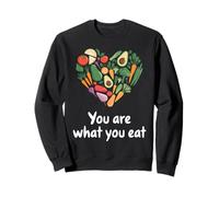 Healthy Eating Eat Green Health Diet Végétarien Végétarien Sweatshirt