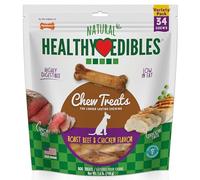 HEALTHY EDIBLES - Roast Beef & Chicken Chew Treats Variety Pack Petite - 34 Chews