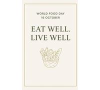 Healthy Food Day - Awareness Pocket Notebook: Design 2