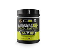 Healthy Fusion Acides Aminés Essentiels BCAA Musculation 2:1:1 - Croissance Musculaire et Récupération Rapide - 8,7g BCAA/Dose - Glutamine, Collagène, Magnésium, Vitamine B6-300g, 30 Doses