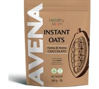 Healthy Mom Farine d’avoine instantanée saveur chocolat - Made in Italy - Arômes naturels - Parfaite pour petit-déjeuner sain et recettes sucrées - Qualité premium