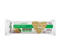 Healthy Nutrition FoodNess Barre de sésame sans gluten Graines de sésame 30 g