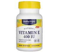 Healthy Origins Vitamine E-400 - 90 Capsules Molles