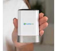 HealthyLine Générateur d'ions négatifs Génération 50 - Petit ioniseur d'air personnel avec sortie la plus élevée (50 millions d'ions négatifs/cc) - Sans ozone, voyage mobile sans filtre - Rechargeable