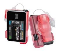 Healvaluefit Tandem Tslim X2 Étui de pompe avec clip, clip rotatif à 360° avec charnière robuste et durable, étui de pompe à insuline, compatible avec :Slim, t:Slim G4 (rouge cerise)
