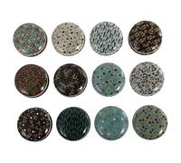 Healvian 1 Boîtes Ronde Pour Bougies Contenants Hermétiques Pour Fabrication De Bougies Boîtes De Rangement Compactes Et Portables Lot 12 Pièces